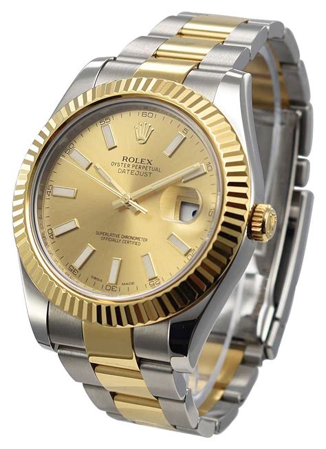 rolex datejust two tone used